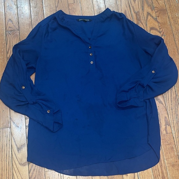 Zac & Rachel navy hi-low tank Size L - Picture 9 of 10